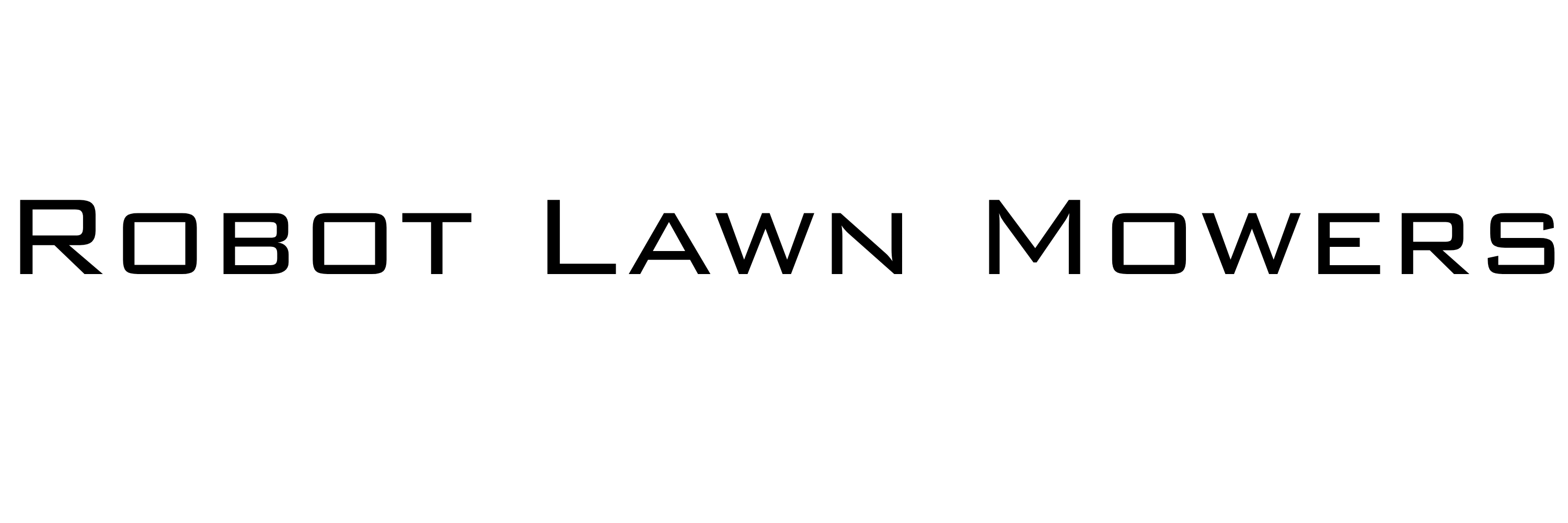 Robotic Lawn Mowers